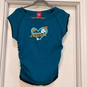 Jacksonville Jaguars Shirt with Heart Design